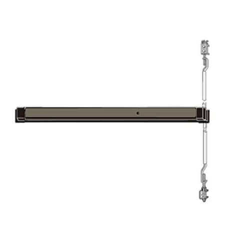 8600 CVR Exit Device, Motorized Latch Retraction, Aluminum Doors, 36 Inches, Dark Bronze